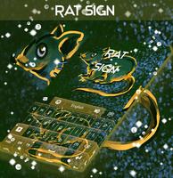 Teclado Rat Sign Cartaz