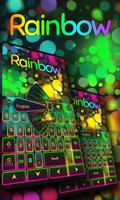 GO Keyboard Theme Rainbow poster