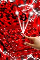 Red Camo Keyboard Theme ảnh chụp màn hình 1