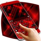 Vermelho Keyboard Glow Tema ícone