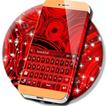 Red Neon Color Keyboard