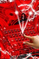 Red Neon Color Keyboard ảnh chụp màn hình 1
