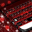Neon Red Skin for Keyboard APK