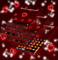 Neon Red Skin for Keyboard screenshot 2