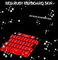 3 Schermata Red Ruby Keyboard Skin