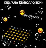 Red Ruby Keyboard Skin screenshot 1