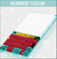 Rubber Color Keyboard Affiche