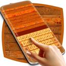 Wood Keyboard Theme aplikacja