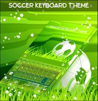 Tema de teclado de fútbol Poster