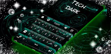 Techno Dark Keyboard Theme