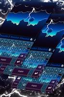 Thunderstorm Teclado Tema Cartaz