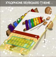 Xilofone Teclado Tema Cartaz