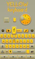 Yellow GO Keyboard Theme Affiche