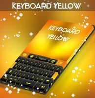 Yellow Keyboard Theme Cartaz