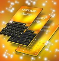 Yellow Keyboard Theme capture d'écran 1