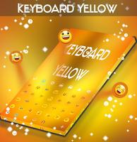 Yellow Keyboard Theme capture d'écran 2