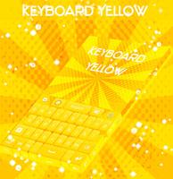 Yellow Keyboard Free Affiche