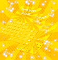 Yellow Keyboard Free تصوير الشاشة 1