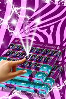 Pele Zebra para Keyboard imagem de tela 2