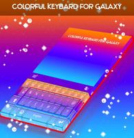 Colorful Keybard for Galaxy poster
