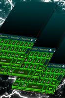 Stylish Green Keyboard Theme poster