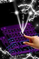 Neon Purple Keyboard Theme screenshot 1
