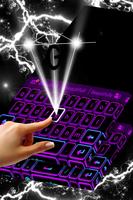 Neon Purple Keyboard Theme screenshot 2