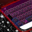 Rosa e preto tema de teclado