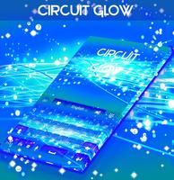 Circuit Glow Keyboard poster