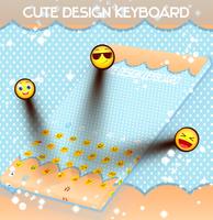 برنامه‌نما Cute Design Keyboard عکس از صفحه