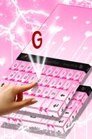 Cute Pink Keyboard Theme capture d'écran 2