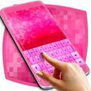 Pink Pixel Keyboard Theme APK