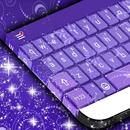 2018 Purple Keyboard Theme APK