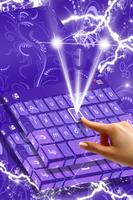 2018 Purple Keyboard Theme screenshot 1