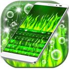 Green Flame Keyboard ícone