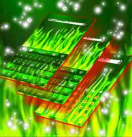 Green Flame Keyboard imagem de tela 1