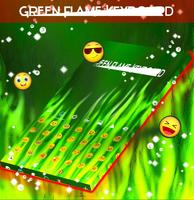 Green Flame Keyboard imagem de tela 2