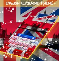 English Keyboard Theme ポスター