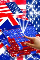 UK Flag Keyboard Theme screenshot 1