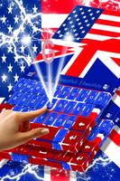 UK Flag Keyboard Theme screenshot 2