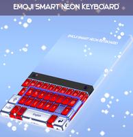 Emoji Smart Neon Keyboard Affiche