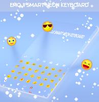 Emoji Smart Neon Keyboard اسکرین شاٹ 1