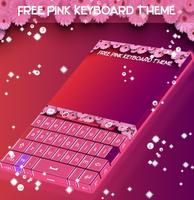 Free Pink Keyboard Theme Ekran Görüntüsü 3