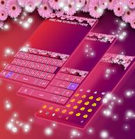 Tema libre del teclado rosado captura de pantalla 2