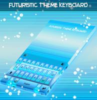 Futuristic Theme Keyboard poster