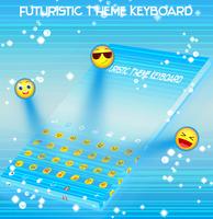 Futuristic Theme Keyboard screenshot 1