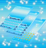 Futuristic Theme Keyboard screenshot 2