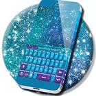 Teclado Cor Glitter Tema ícone