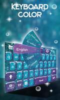 Teclado Cor Glitter Tema imagem de tela 1