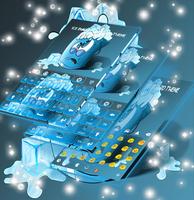 Ice Bucket Keyboard Theme screenshot 2